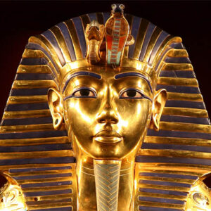 The mask of Tutankhamun